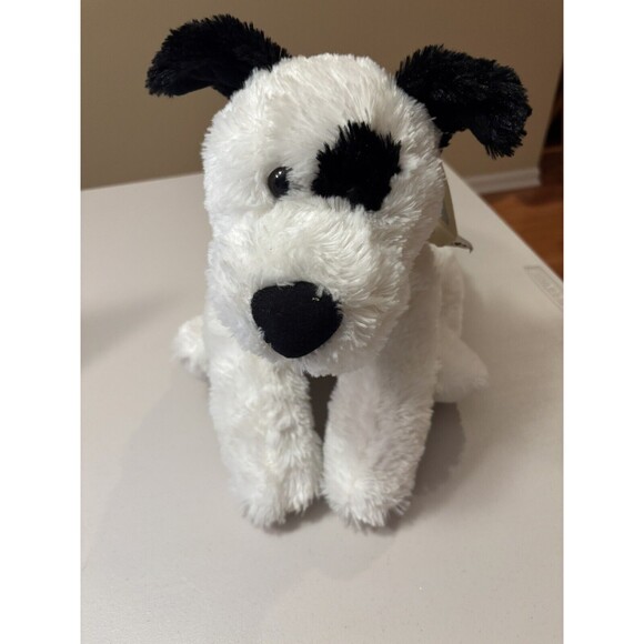 Toys R Us Animal Alley Plush Puppy Dog Black and White Stuffed Animal Toy - Picture 1 of 13